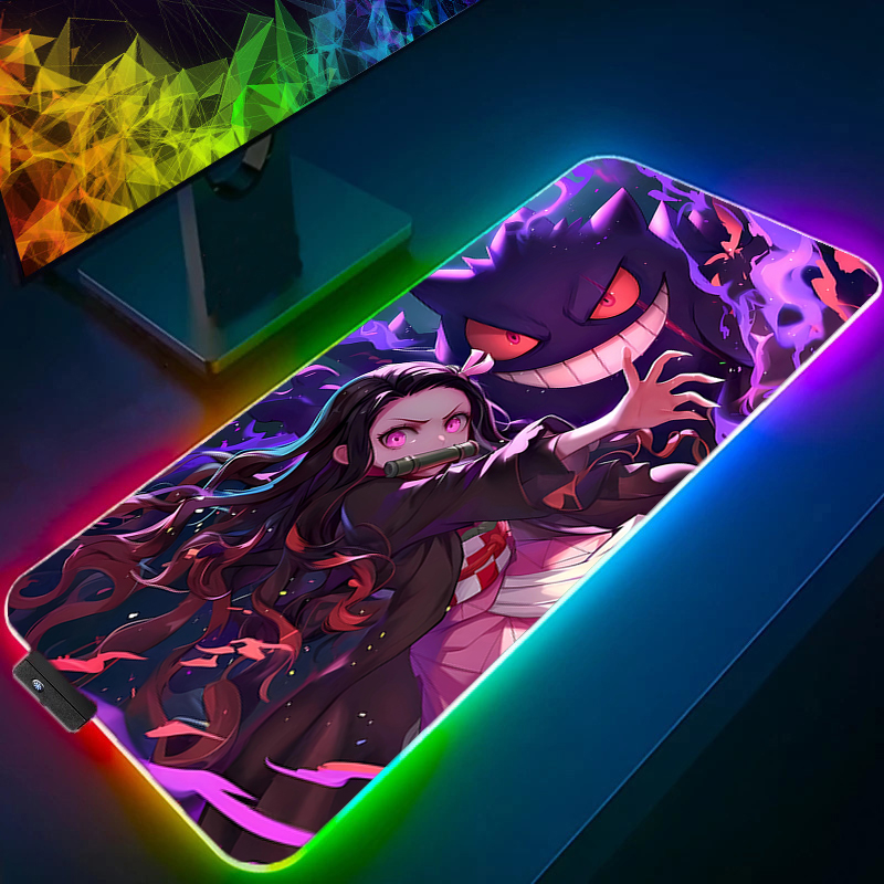 Rgb Keyboard Wrist Rest - RGB Large Mouse Pad Office Desk