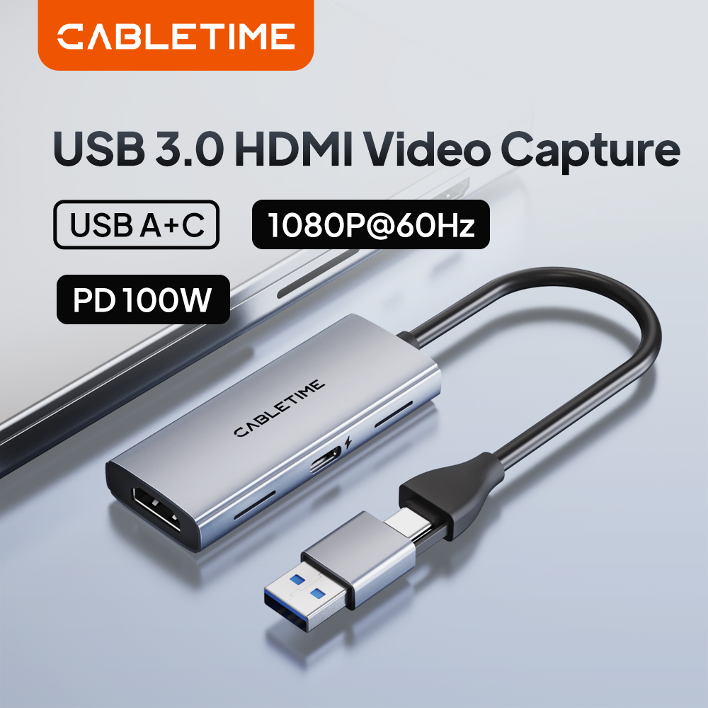 Pc Gaming Games - CABLETIME 4K Video Capture Card with
