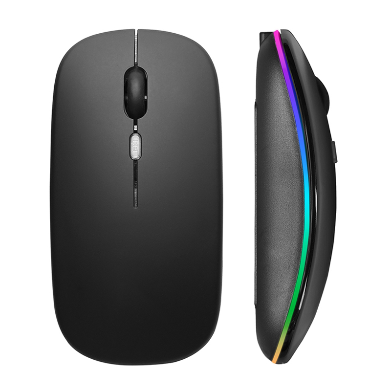 Pc Gaming Handheld - Wireless Mouse RGB Rechargeable USB 2.4GHz