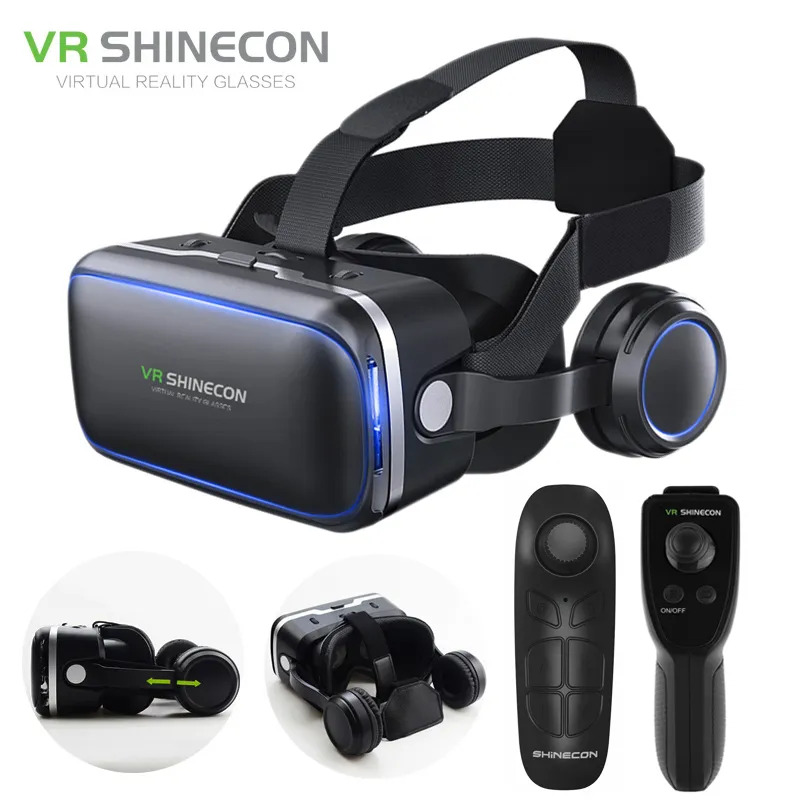 Vr Headset Pc - VR Shinecon 6.0 Headphone Version 3D