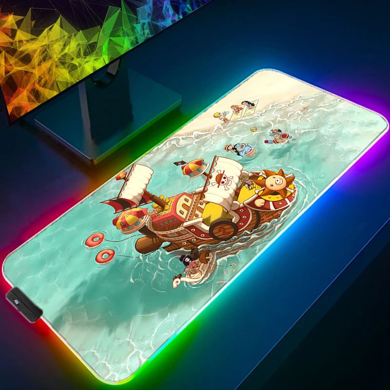 RGB LED Mouse Pad Office Desk  - Pc Gaming Games ulasan dan harga