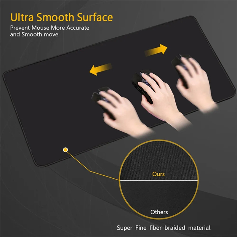 RGB LED Mouse Pad Office Desk  - Pc Gaming Games ulasan dan harga