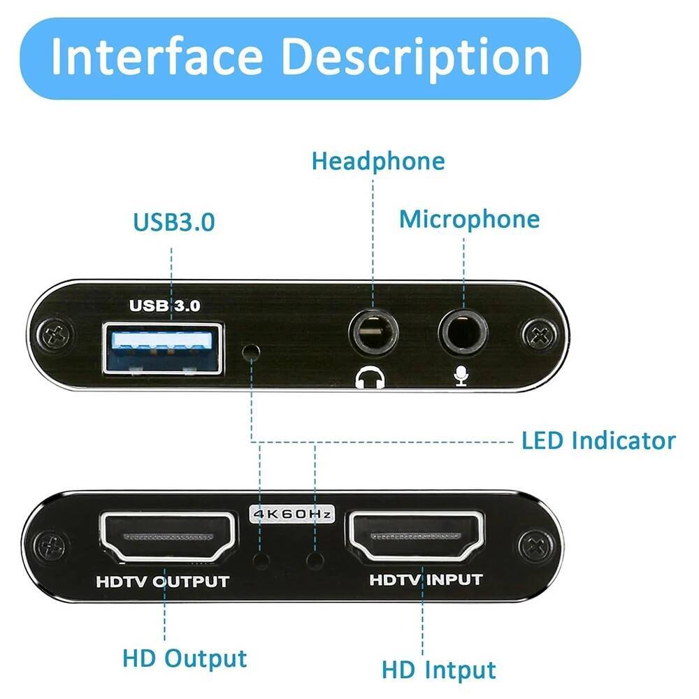 4K HDMI-Compatible to USB 3.0  - Pc Gaming Games ulasan dan harga