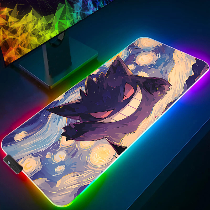 RGB Large Mouse Pad Office Des - Rgb Keyboard Wrist Rest ulasan dan harga