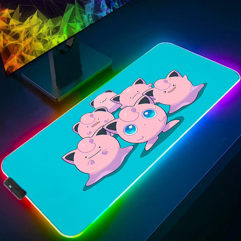 RGB Large Mouse Pad Office Des - Rgb Keyboard Wrist Rest ulasan dan harga