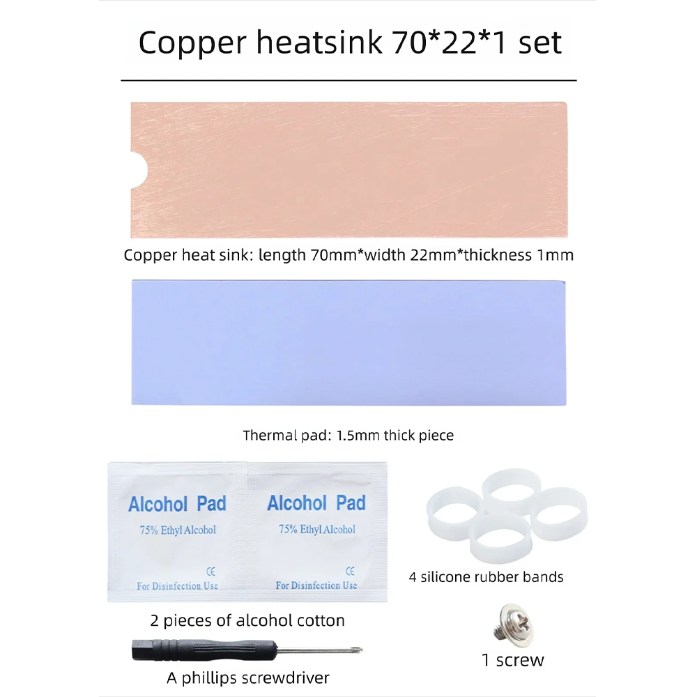 M.2 SSD Heatsink for NVMe NGFF - Laptop Cooling Pad ulasan dan harga