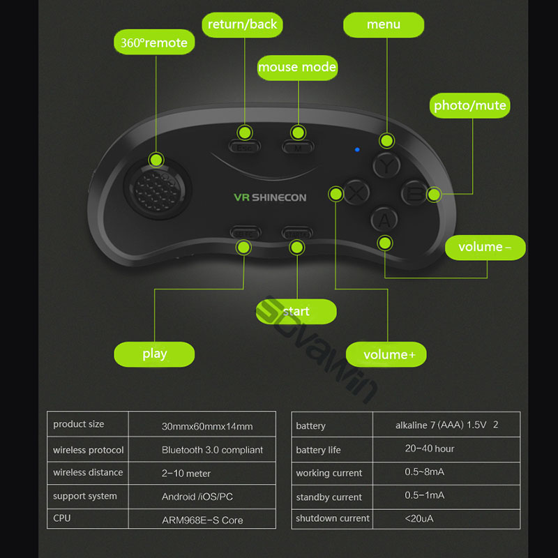 Shinecon Universal VR Controll - Vr Headset Pc ulasan dan harga