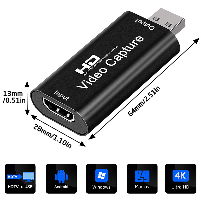 USB 2.0 Video Capture Card HD  - Pc Gaming Games ulasan dan harga
