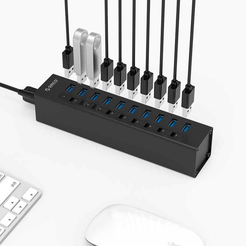 ORICO Aluminum 10 Port USB3.0  - Usb Hub Gaming ulasan dan harga