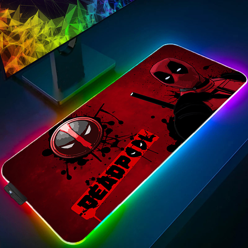 LED Mouse Pad Gaming Backlight - Pc Gaming Used ulasan dan harga