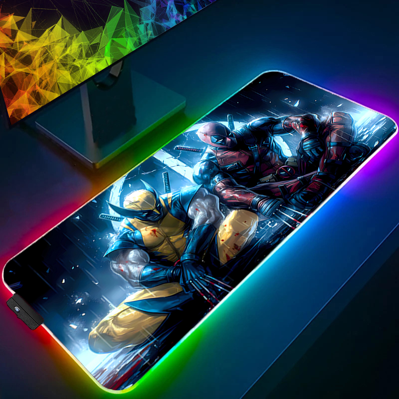 LED Mouse Pad Gaming Backlight - Pc Gaming Used ulasan dan harga