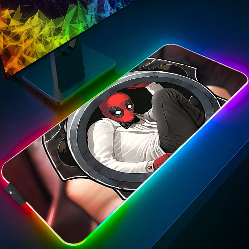 LED Mouse Pad Gaming Backlight - Pc Gaming Used ulasan dan harga