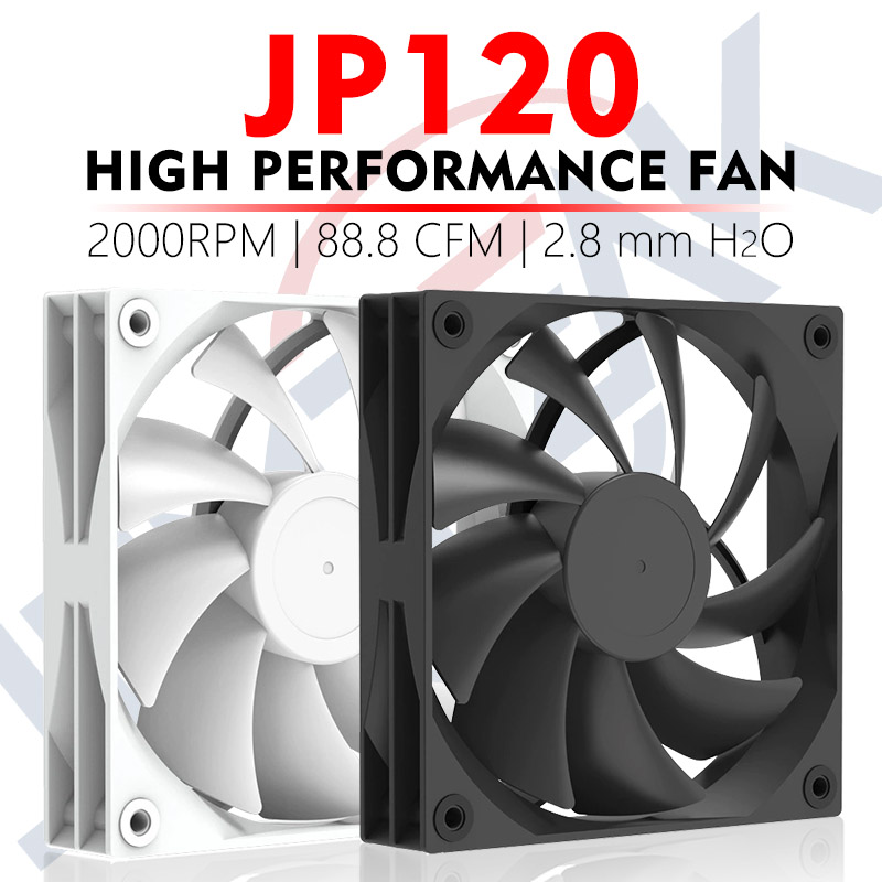 JUMPEAK JP120 120mm Fan 2000RP - Pc Gaming Liquid Cooling ulasan dan harga