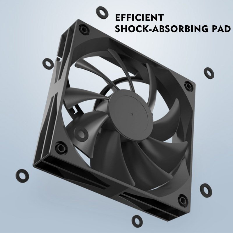 JUMPEAK JP120 120mm Fan 2000RP - Pc Gaming Liquid Cooling ulasan dan harga