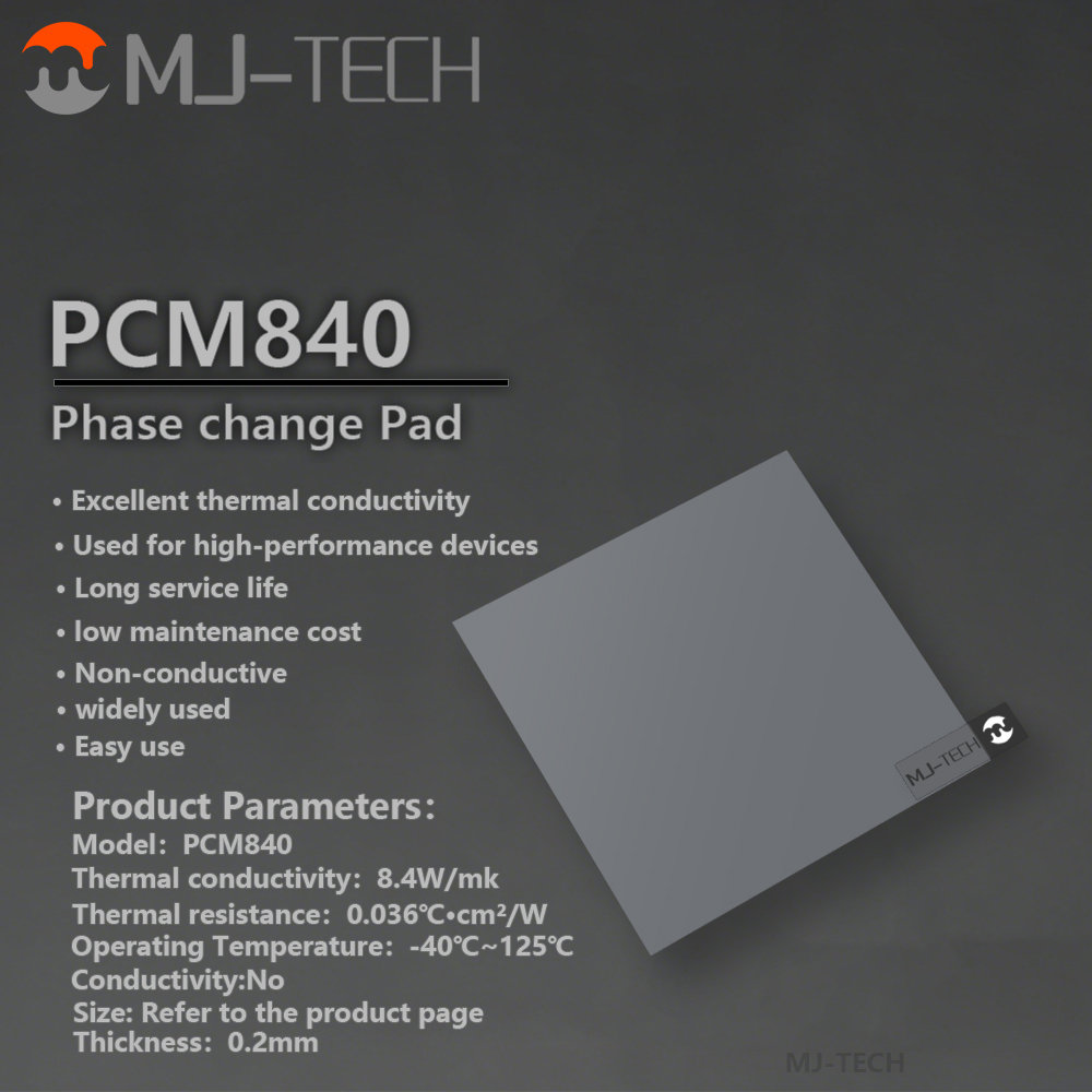 MJ-TECH PCM840 Phase Change Pa - Laptop Cooling Pad ulasan dan harga
