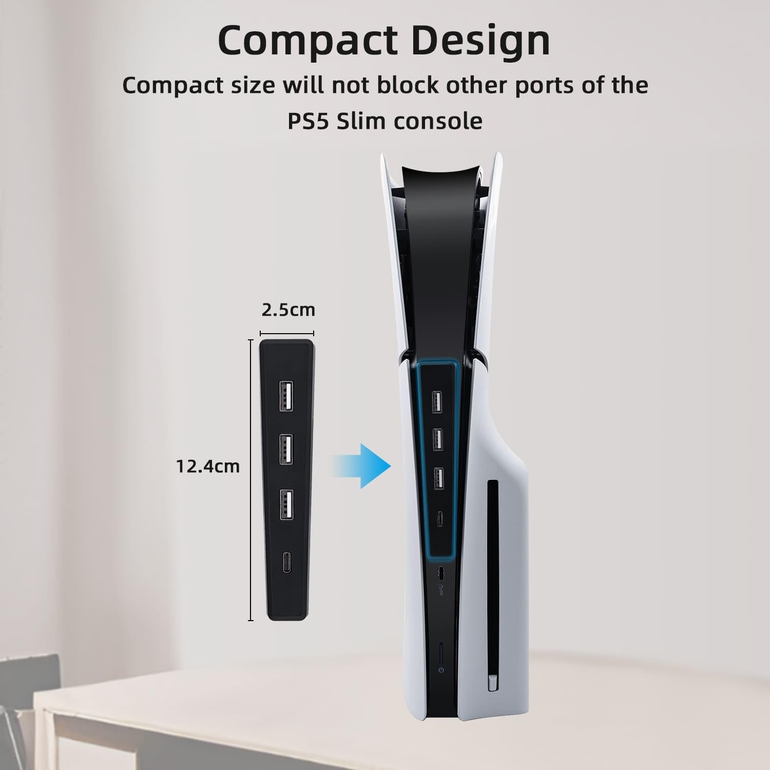 4 Ports USB Hub for PS5 Slim D - Usb Hub Gaming ulasan dan harga