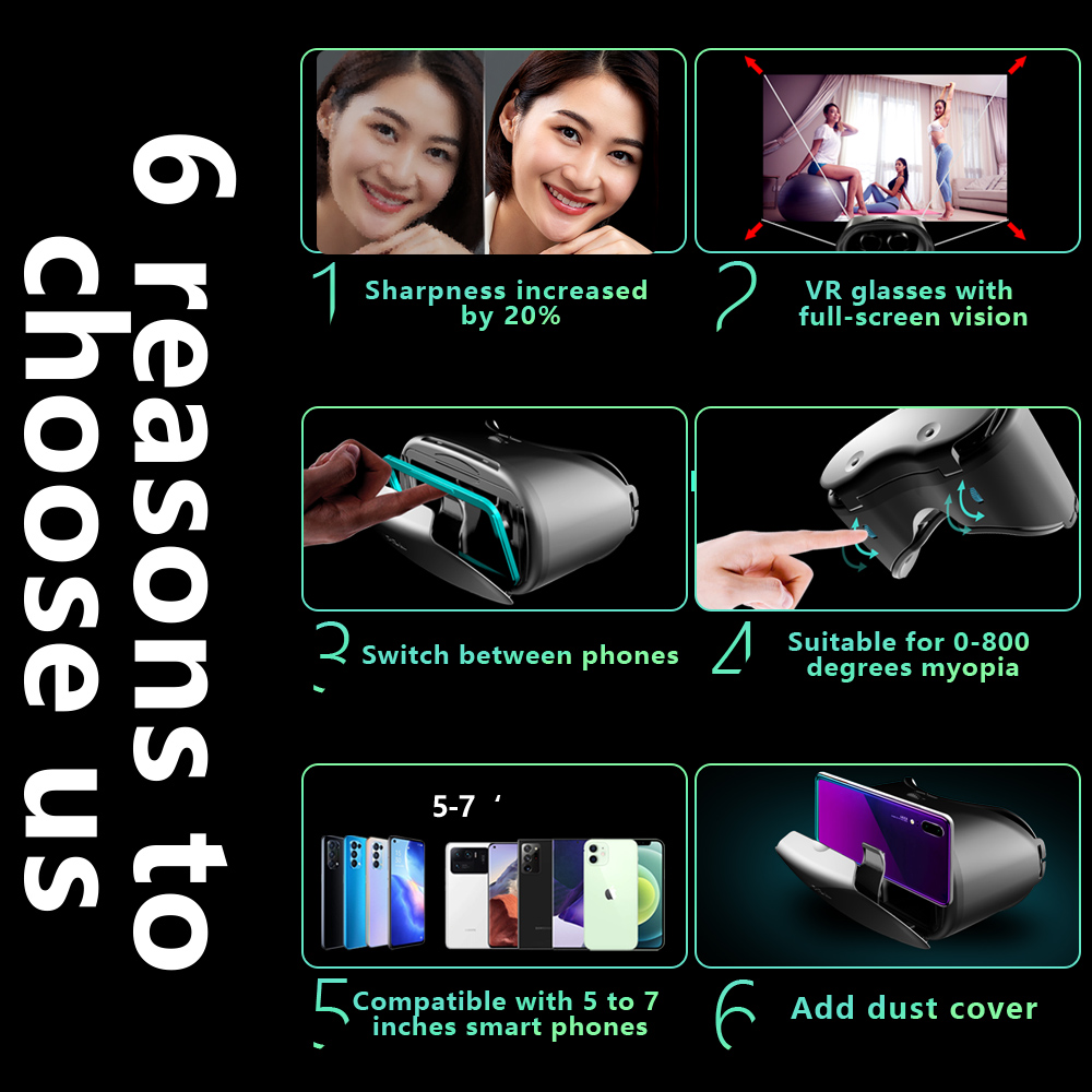 3D Virtual Reality VR Glasses  - Vr Headset Pc ulasan dan harga
