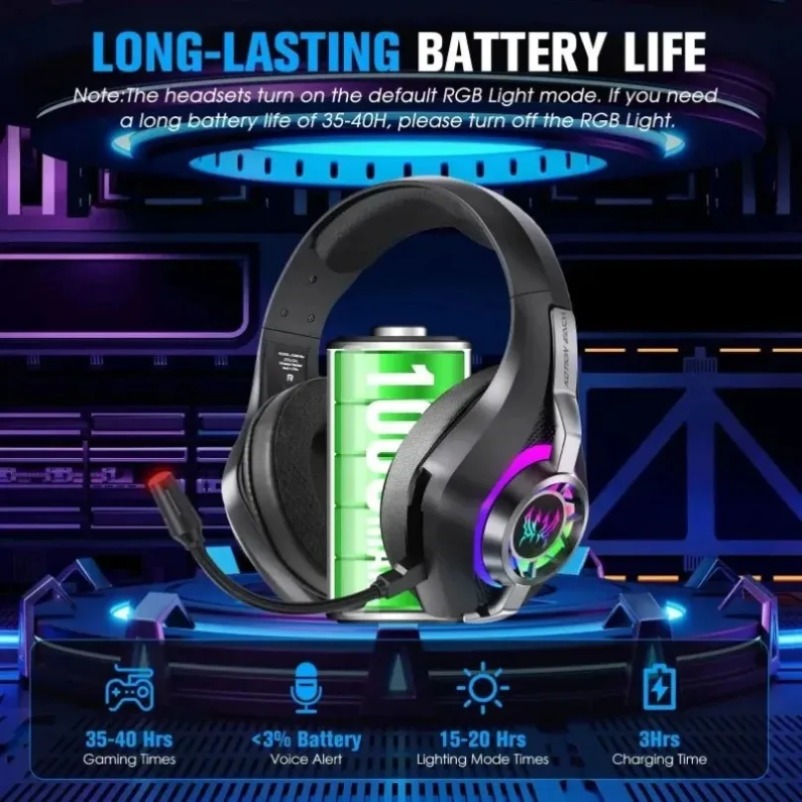 GS400 Ultra 2.4G Wireless Blue - Pc Gaming Vs Ps5 ulasan dan harga