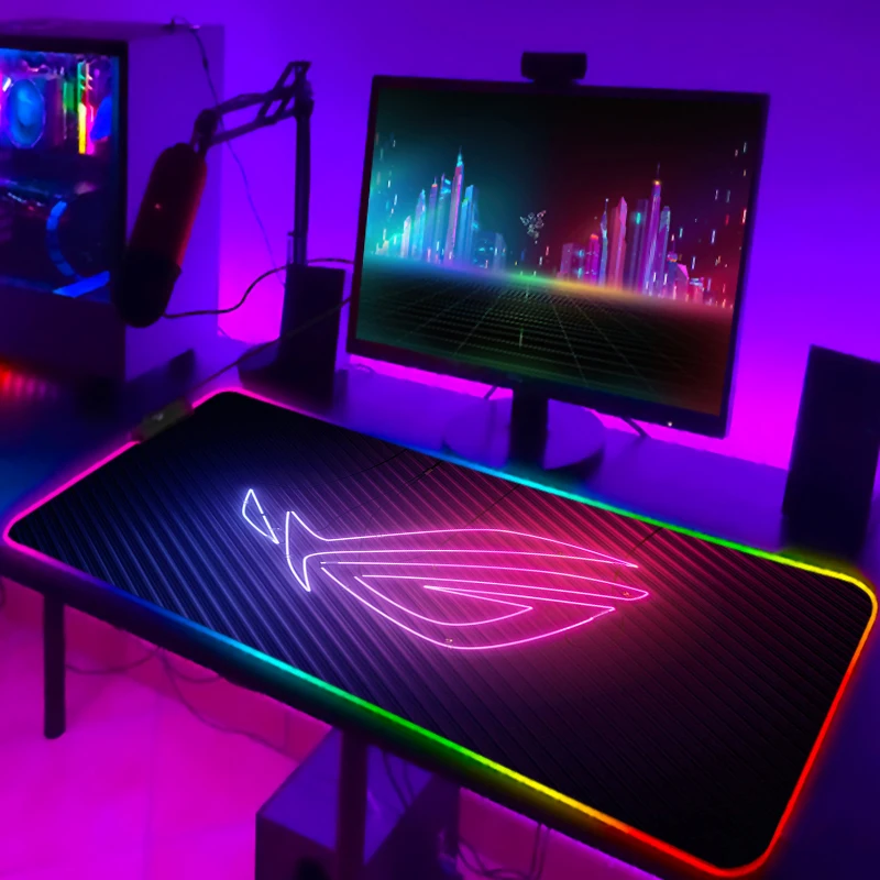 RGB Mousepad Cool ROG Mouse Pa - Rgb Keyboard Wrist Rest ulasan dan harga