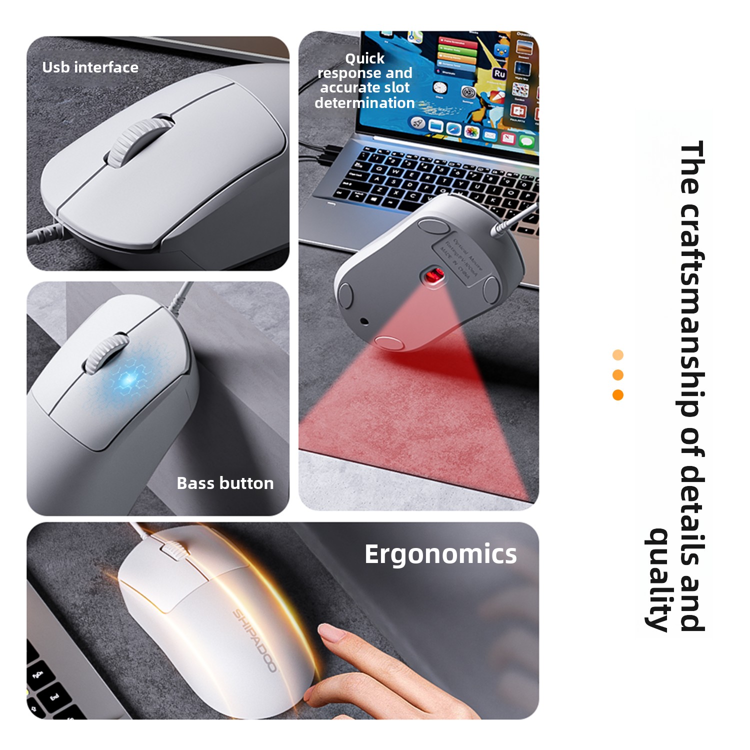 New S310 USB Wired Gaming Mous - Pc Gaming Xiaomi ulasan dan harga