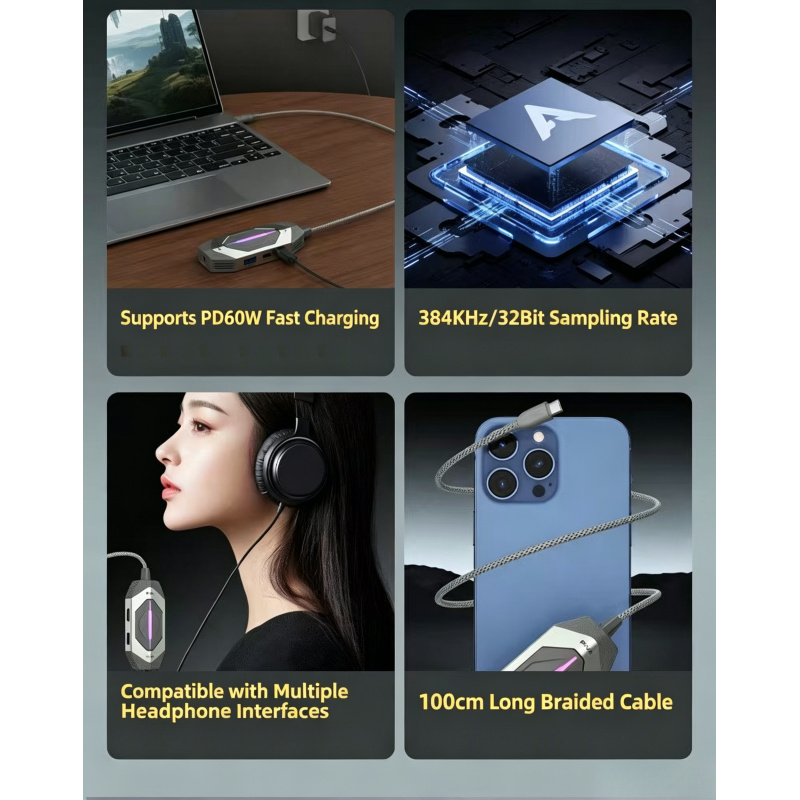 PIVA DS6 Pro 6-in-1 Gaming Doc - Usb Hub Gaming ulasan dan harga