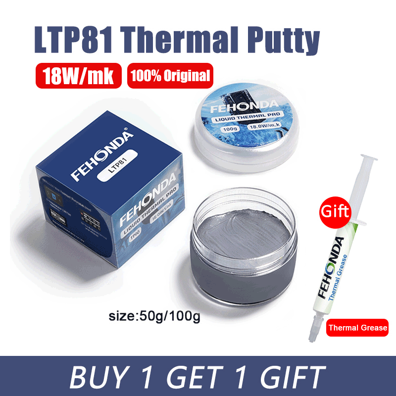 Fehonda LTP81 Thermal Putty 18 - Laptop Cooling Pad ulasan dan harga