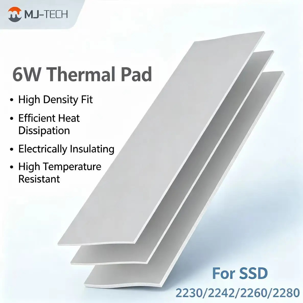 MJ-TECH 6W/mK Thermal Pad Non- - Laptop Cooling Pad ulasan dan harga