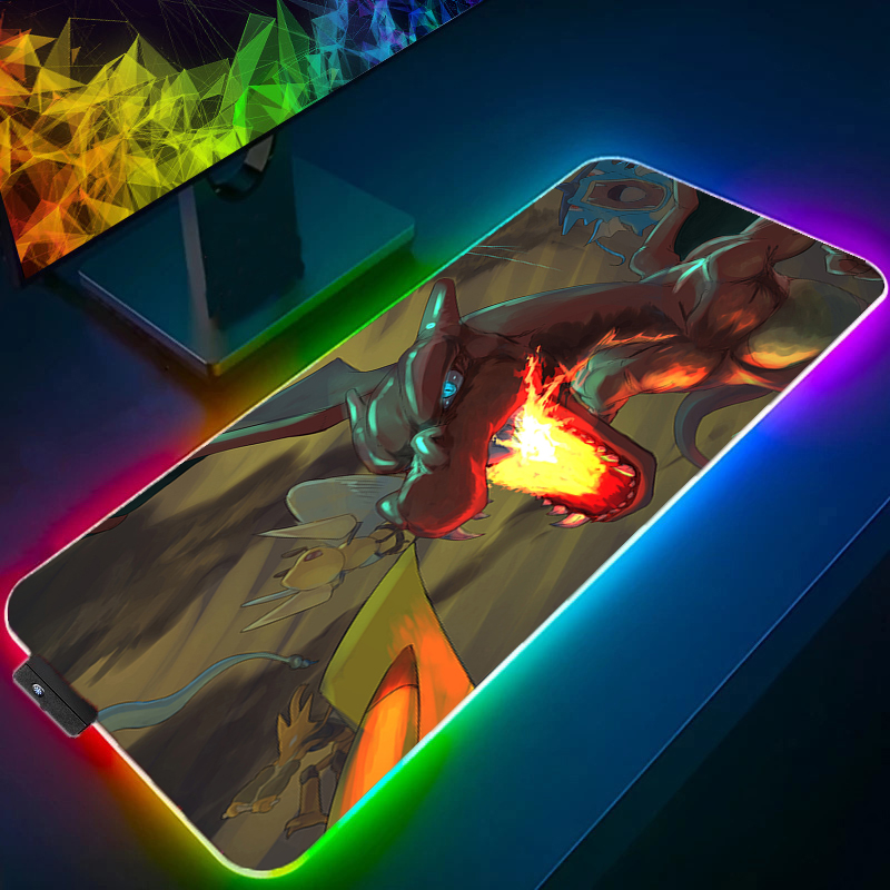LED Light Mouse Pad Desk Mat G - Rgb Keyboard Wrist Rest ulasan dan harga