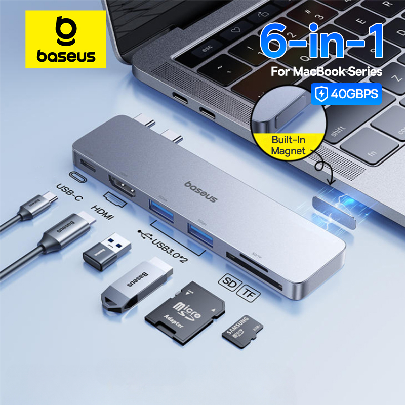 Baseus Dual USB-C Hub to HDMI- - Usb Hub Gaming ulasan dan harga