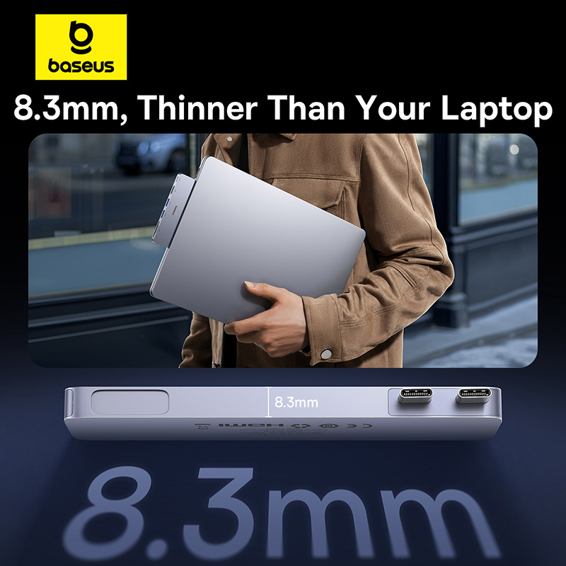 Baseus Dual USB-C Hub to HDMI- - Usb Hub Gaming ulasan dan harga