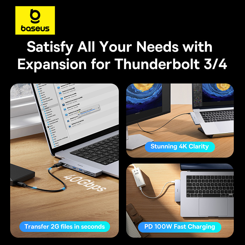 Baseus Dual USB-C Hub to HDMI- - Usb Hub Gaming ulasan dan harga