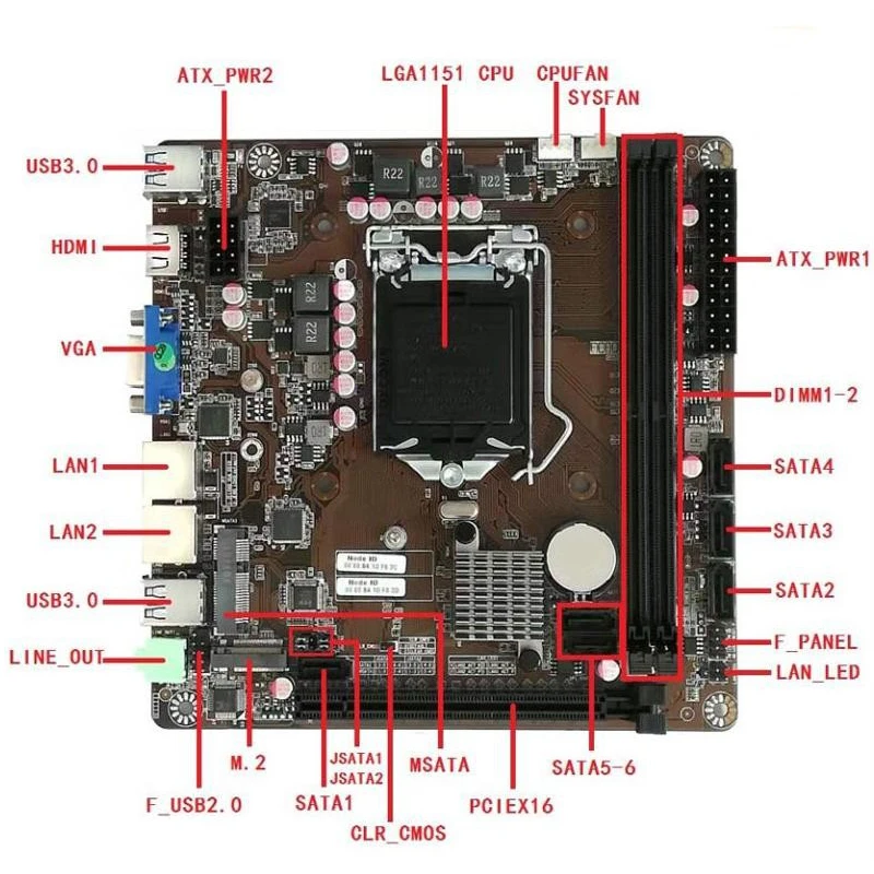 B365 Mini-ITX Motherboard LGA  - Pc Gaming Core I7 ulasan dan harga