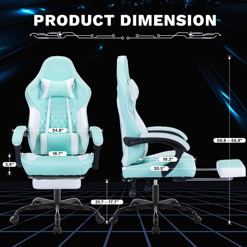 Gaming Chair With Massage Ergo - Pc Gaming Chair ulasan dan harga