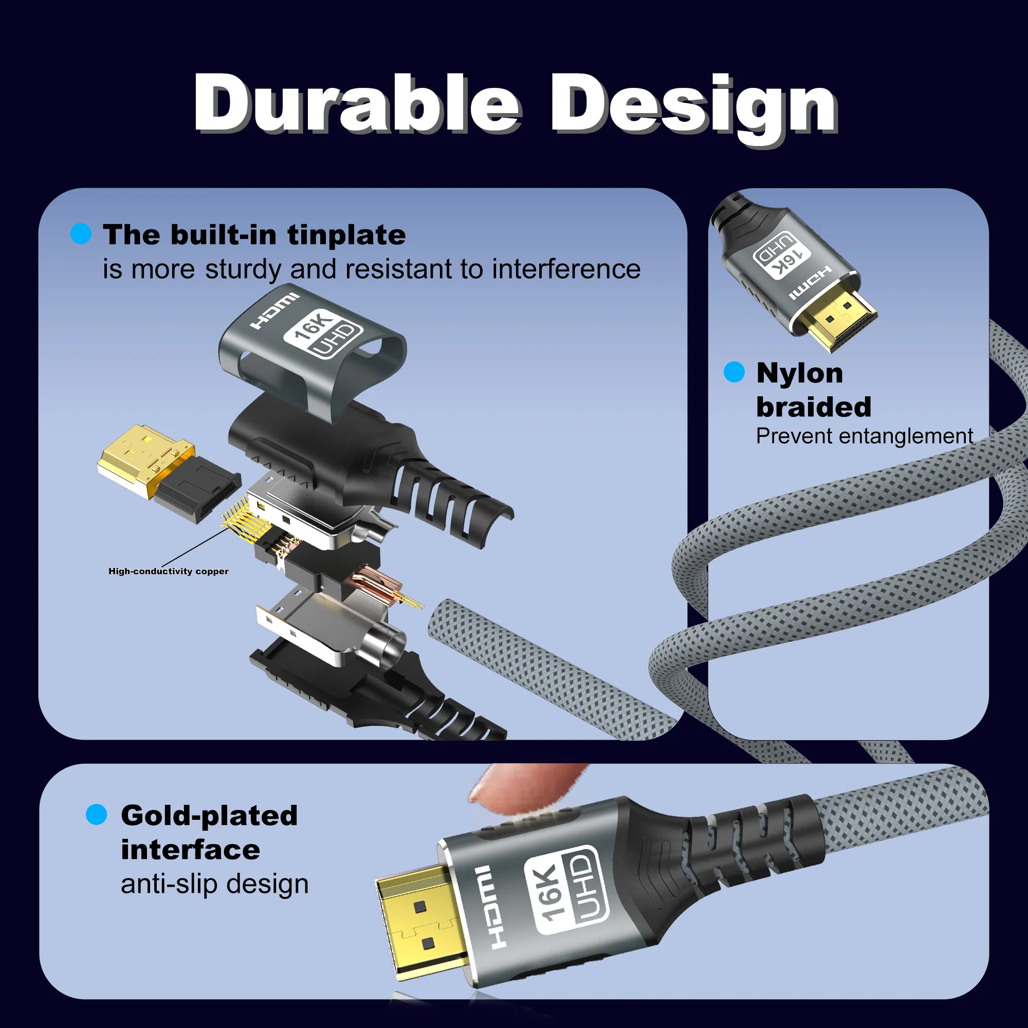 HDMI 2.2/2.1/2.0 Cable 16K@60H - Pc Gaming Vs Ps5 ulasan dan harga