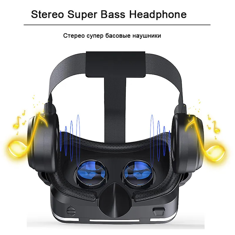 VR Shinecon 6.0 Headphone Vers - Vr Headset Pc ulasan dan harga