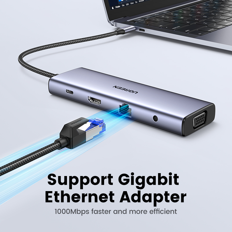 UGREEN USB HUB Type-C to 4K HD - Usb Hub Gaming ulasan dan harga