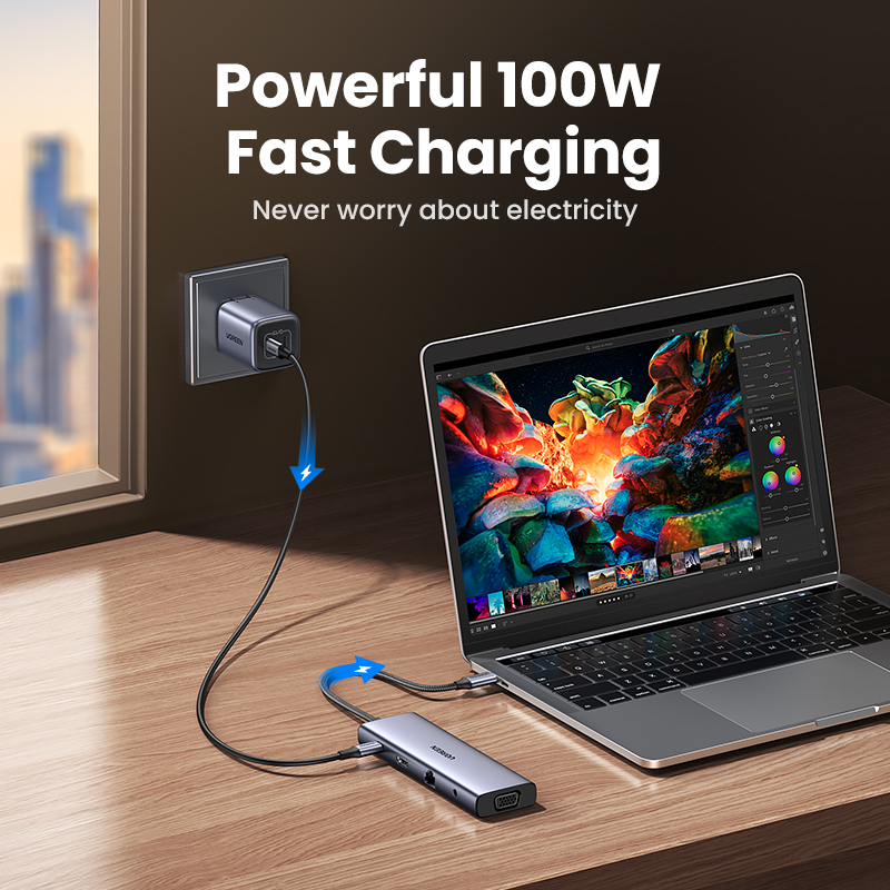 UGREEN USB HUB Type-C to 4K HD - Usb Hub Gaming ulasan dan harga