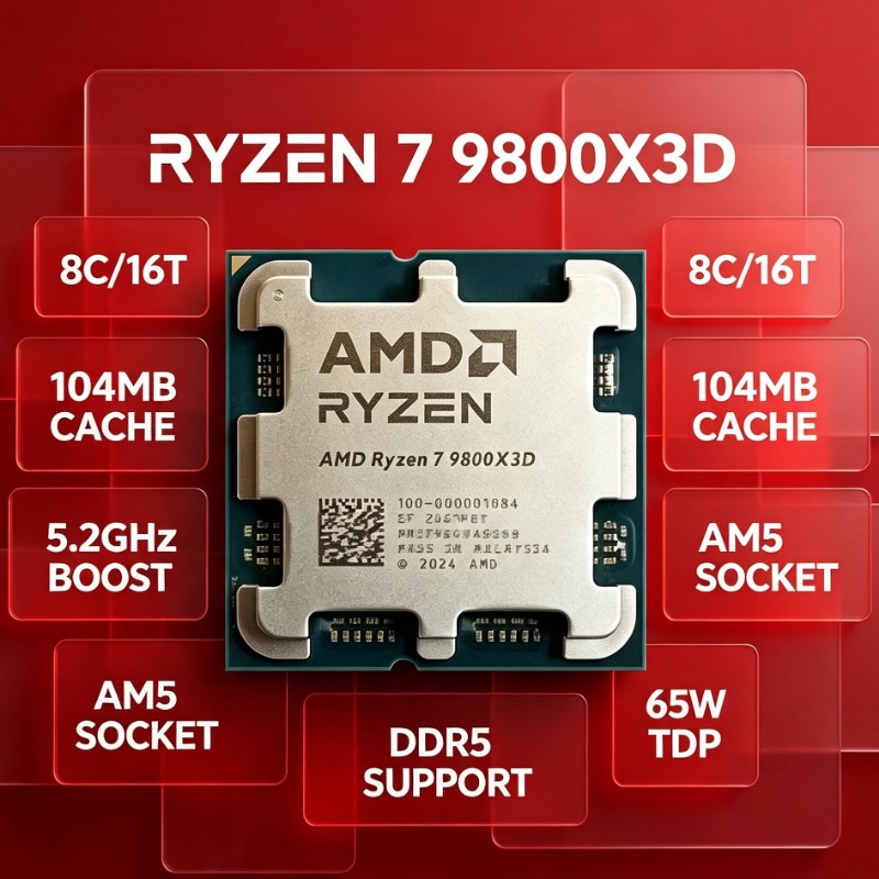 AM5 Gaming Desktop CPU AMD Ryz - Amd Cpu Ryzen 7 ulasan dan harga