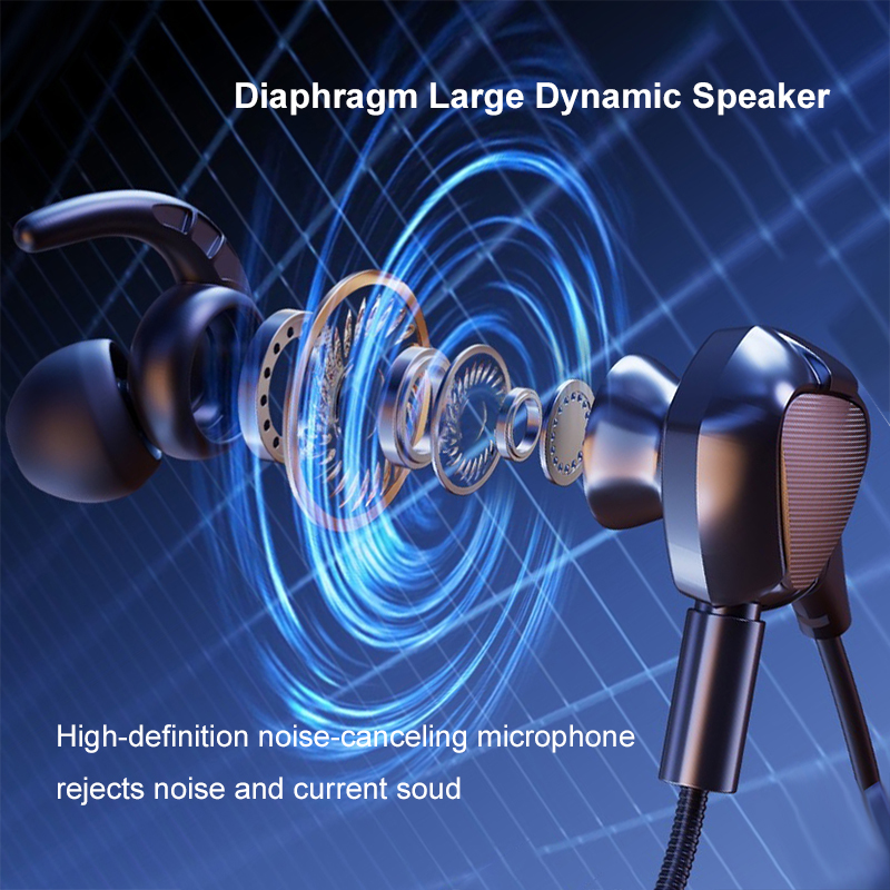 In Ear Gaming Earphones With M - Pc Gaming Xiaomi ulasan dan harga