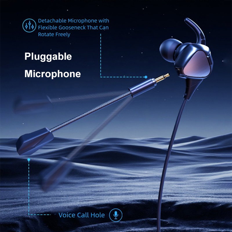 In Ear Gaming Earphones With M - Pc Gaming Xiaomi ulasan dan harga