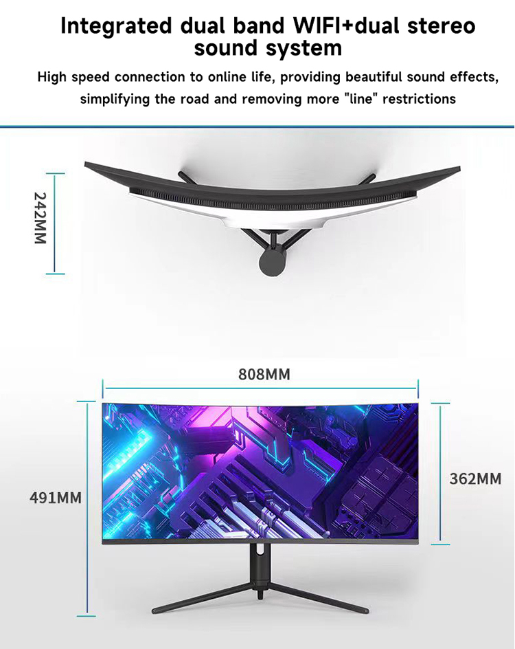 34 Inch 4K Curved Screen Deskt - Pc Gaming Core I7 ulasan dan harga