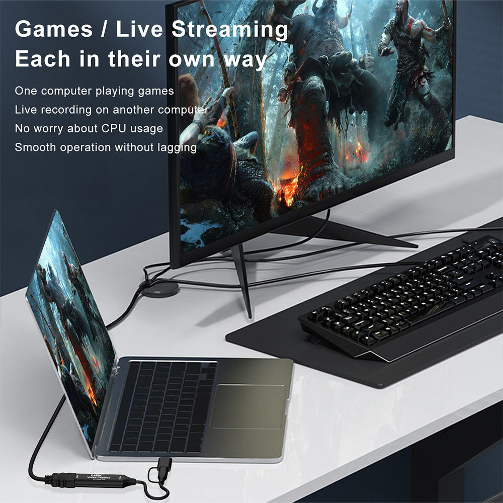4K HDMI-compatible USB Video C - Pc Gaming Games ulasan dan harga