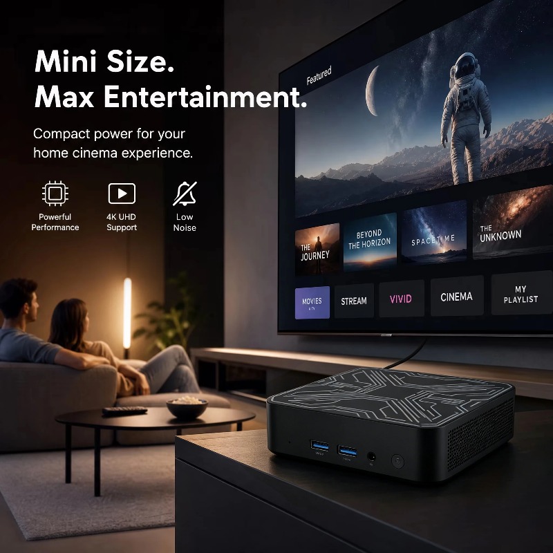 2026 New Mini PC Portable Inte - Pc Gaming Used ulasan dan harga